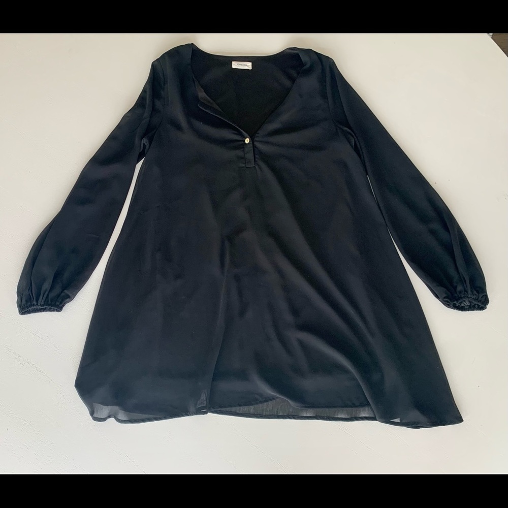 Black long sleeve dress size M